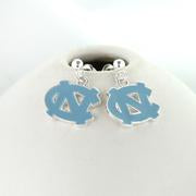 North Carolina Tar Heels Seasons Jewelry UNC Enamel Earrings