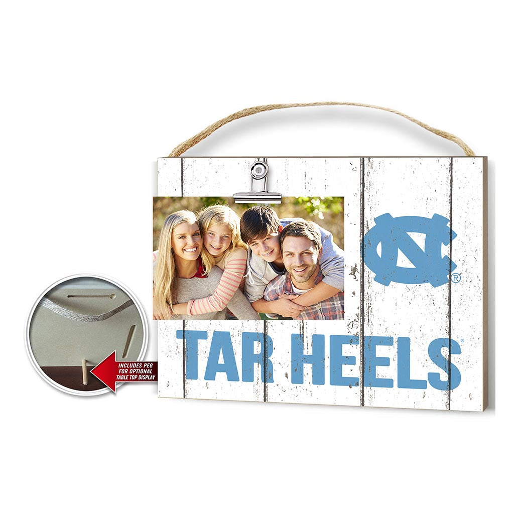 UNC Tar Heels White Ship Lap Clip It Picture Frame