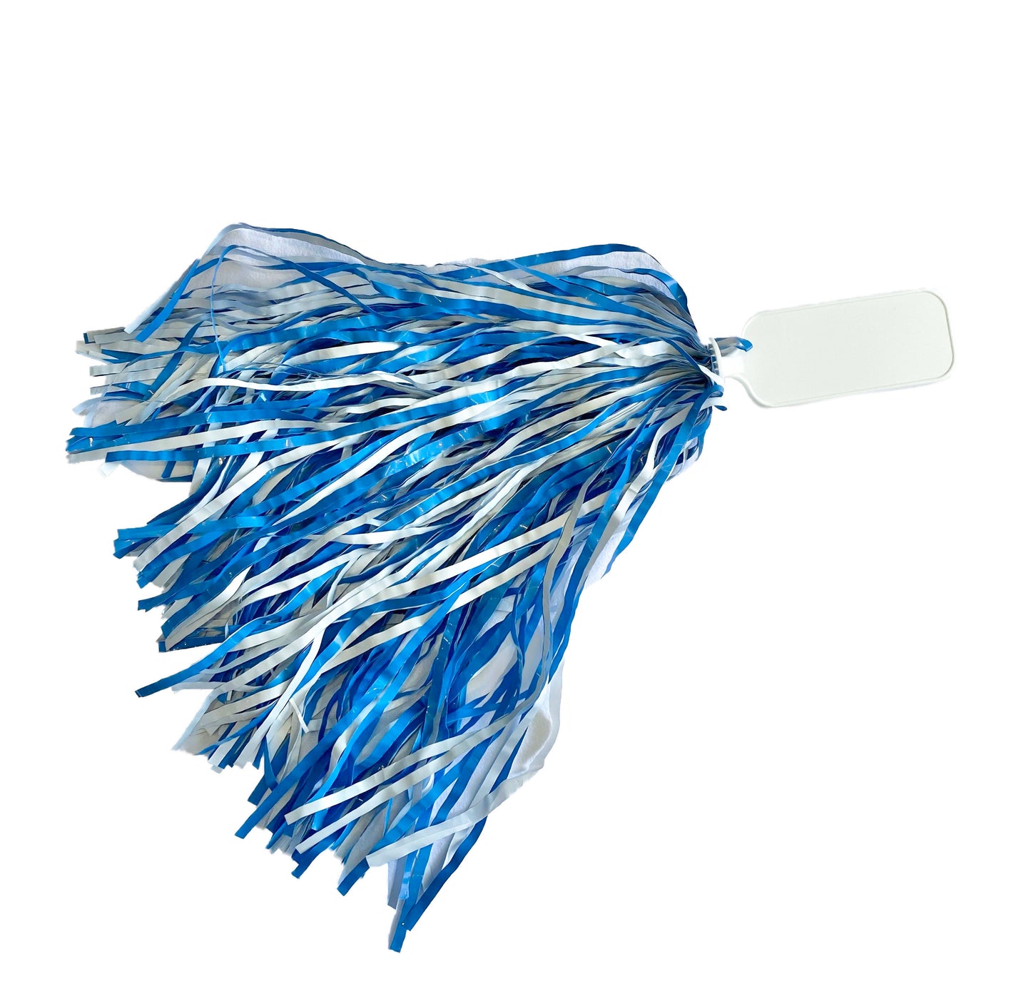 Carolina Blue and White Pom Poms 2 Pack