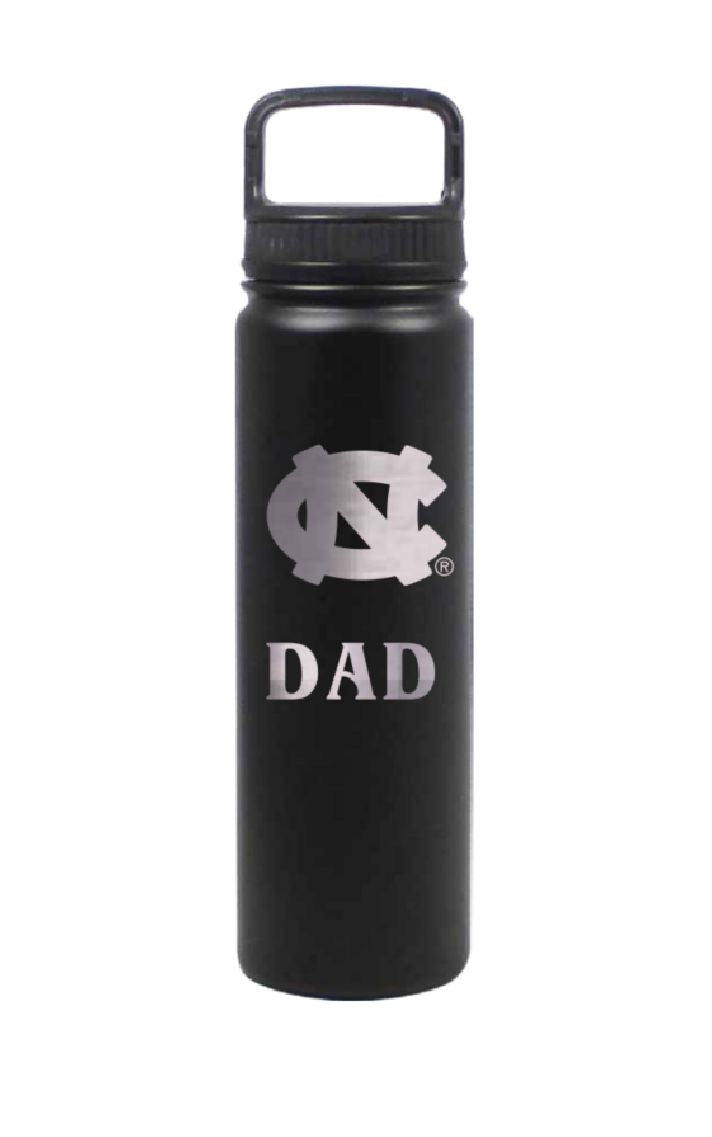 UNC Dad Water Bottle Stainless Steel 24 Oz