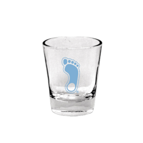 Tar Heel Foot 1.5 oz Clear Shot Glass – Shrunken Head