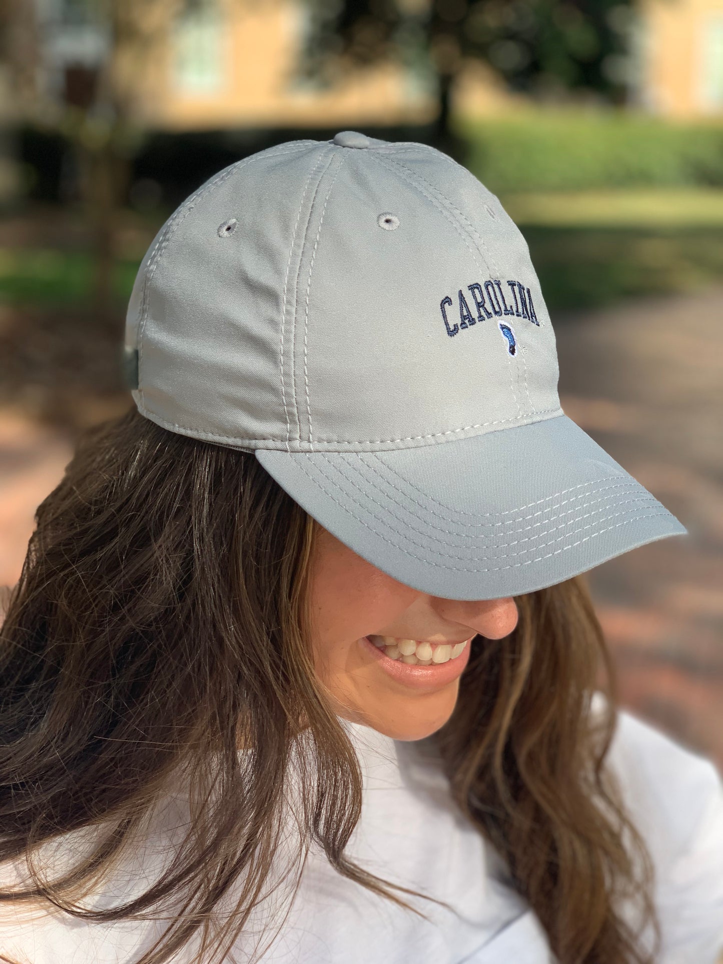 Dry Fit UNC Tar Heels Cool Fit Hat in Athletic Grey