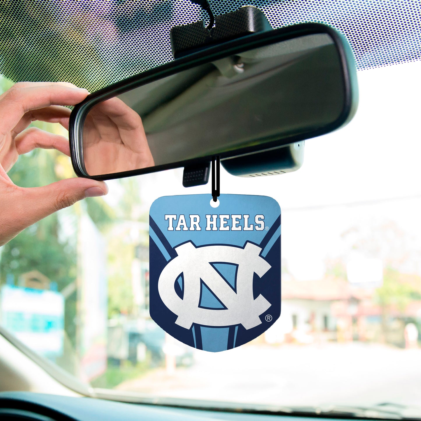 North Carolina Tar Heels Air Freshener 2-pk with NC Logo & Wordmark by Fanmats