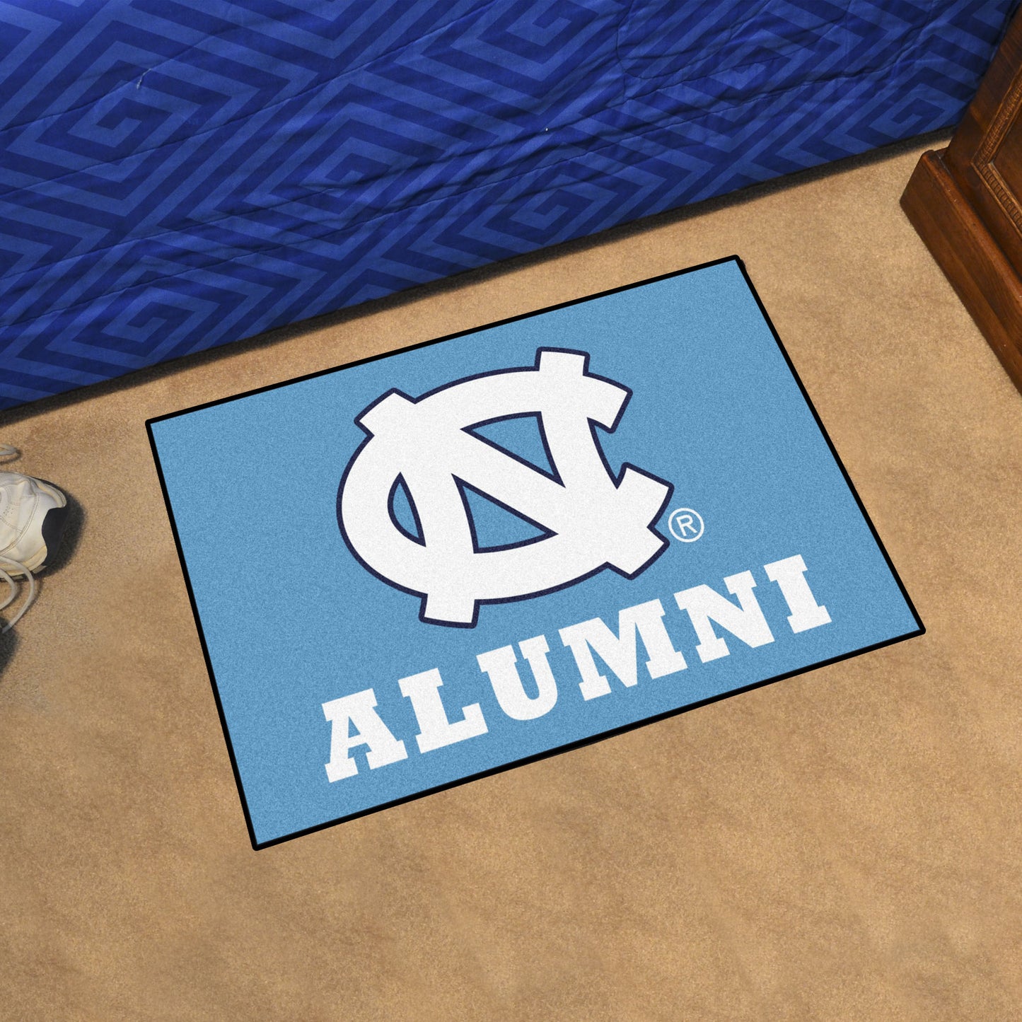 North Carolina Tar Heels Starter Mat - Alumni with NC Logo by Fanmats