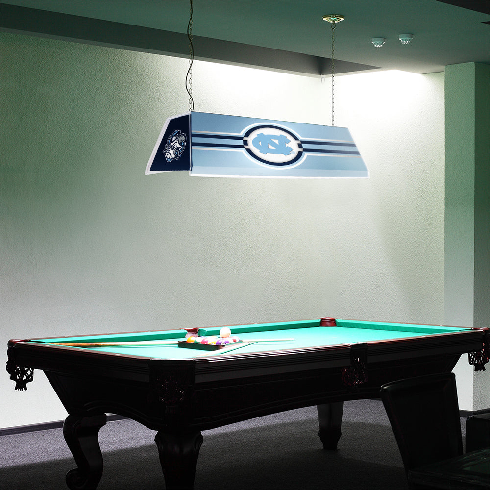 North Carolina Tar Heels: Edge Glow Pool Table Light Carolina Blue / Mascot Cap