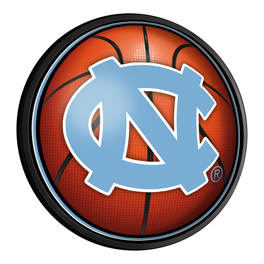 North Carolina Tar Heels Basketball Round Slimline Lighted Wall Sig north-carolina-tar-heels-basketball-round-slimline-lighted-wall-sig