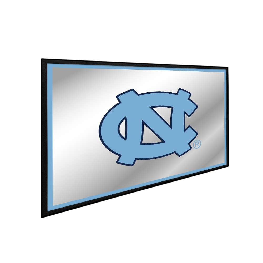 North Carolina Tar Heels: Framed Mirrored Wall Sign Carolina Blue Edge