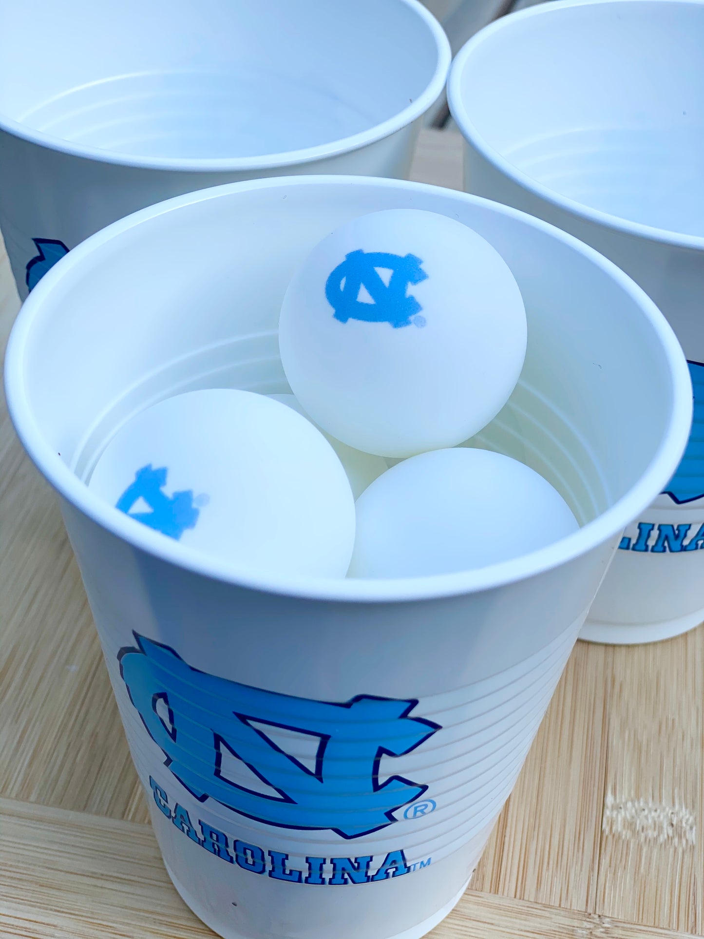 North Carolina Tar Heels Ping Pong Balls- 6 pack