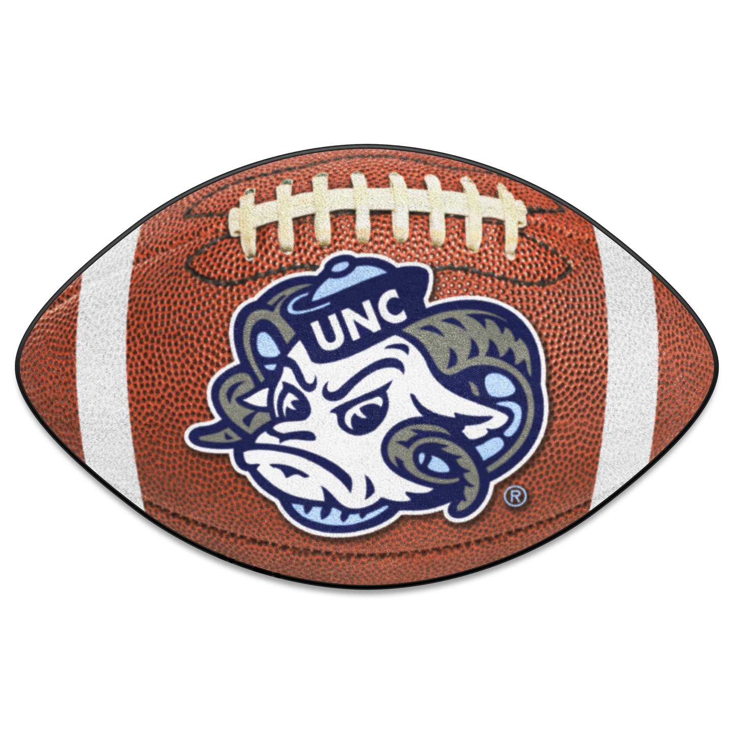 North Carolina Tar Heels Football Mat with Ram Logo by Fanmats