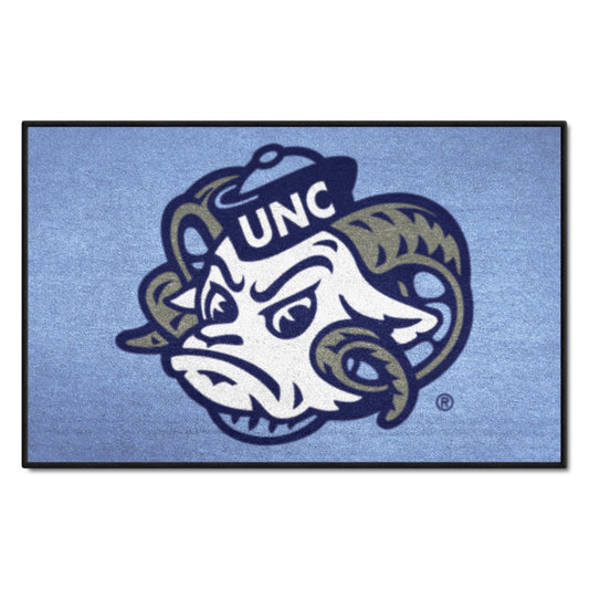 North Carolina Tar Heels Starter Mat with Ram Logo by Fanmats