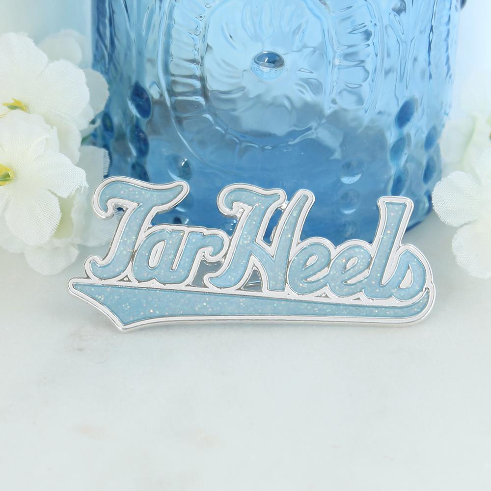 North Carolina Tar Heels Slogan Pin