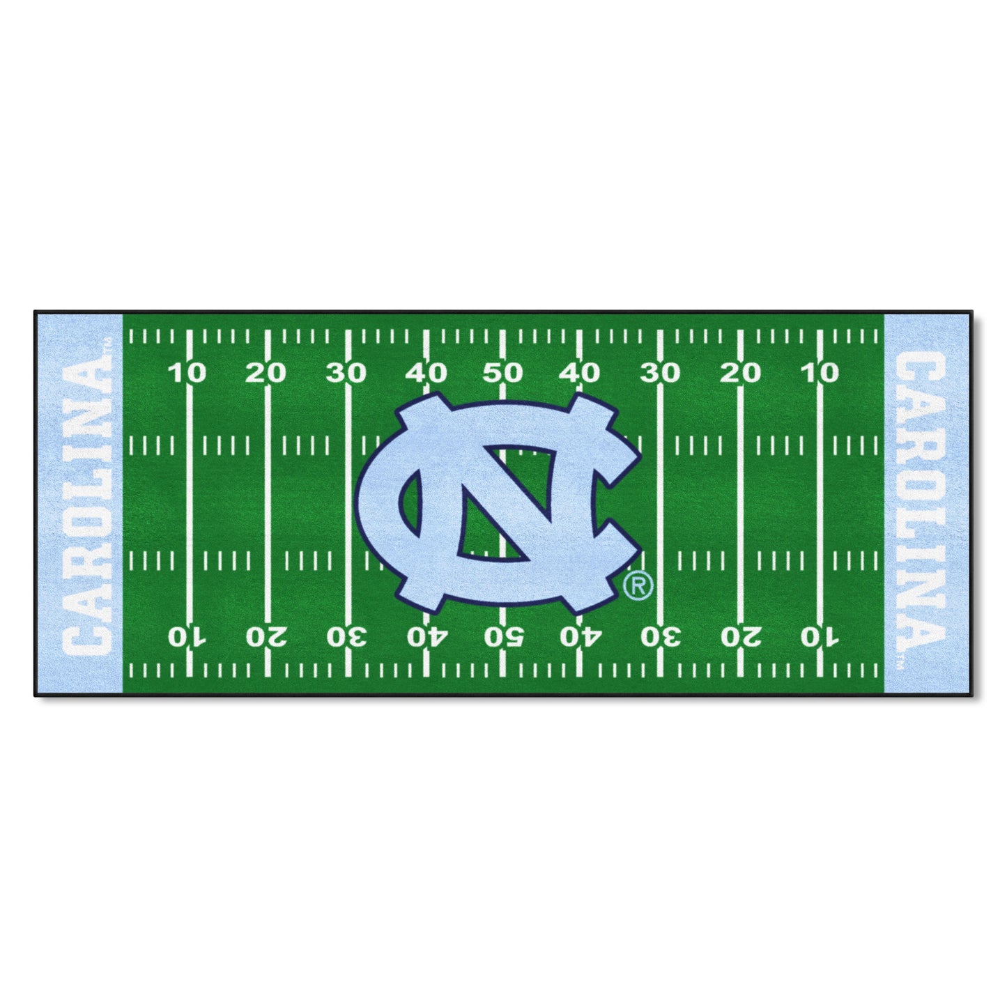 North Carolina Tar Heels Football Field Runner with NC Logo by Fanmats