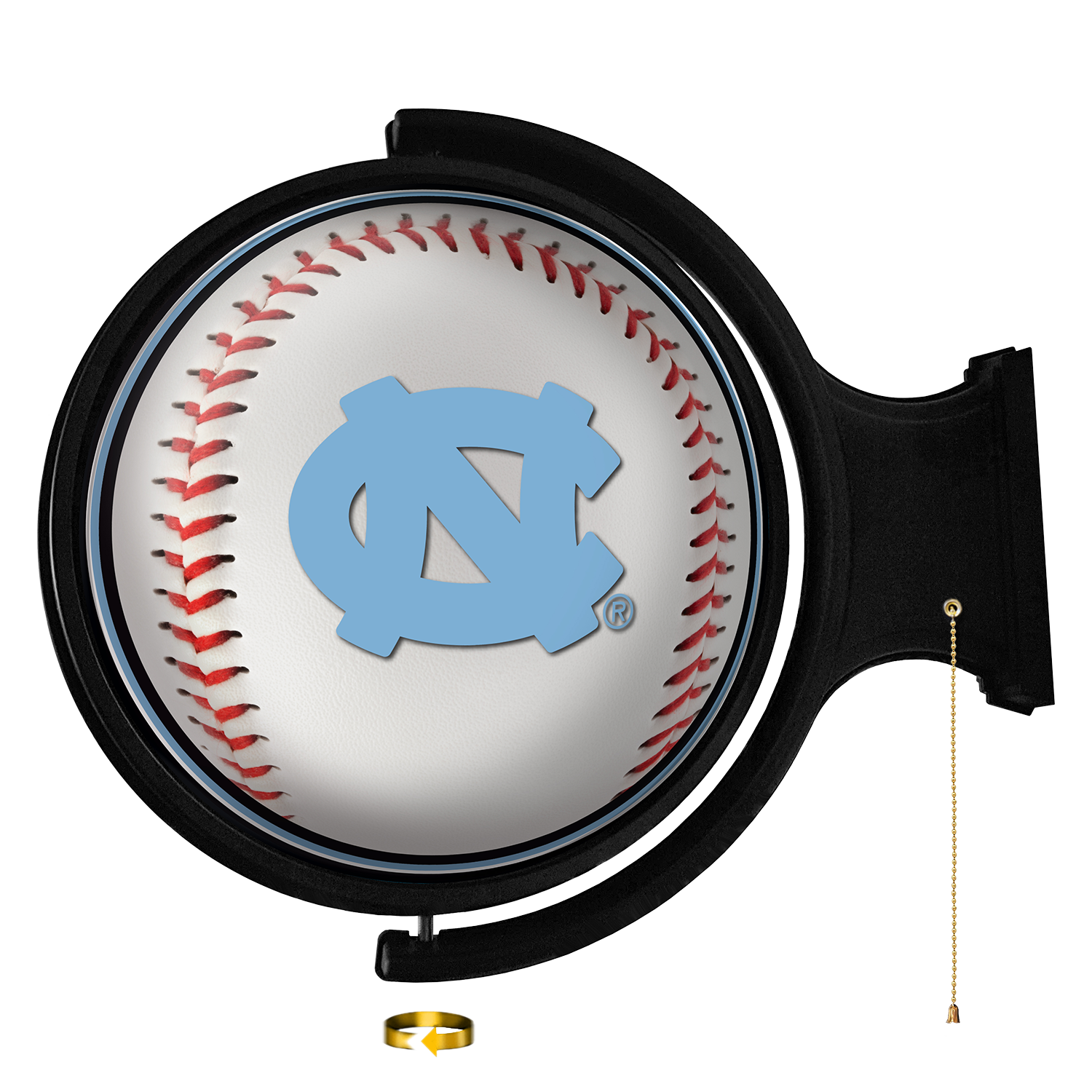 UNC Primary Logo Decal Sticker in Carolina Blue