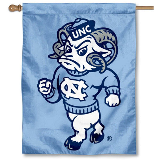 North Carolina Tar Heels Sewing Concepts Rameses House Flag