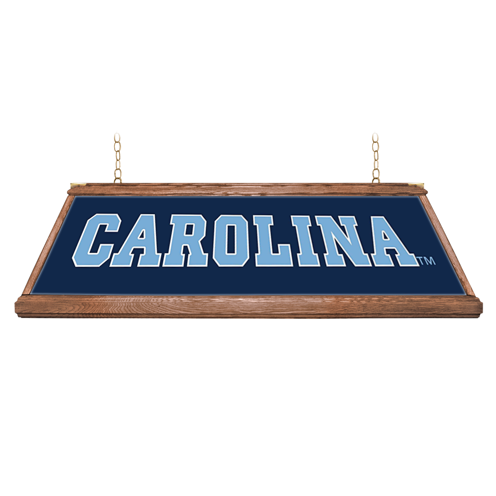 North Carolina Tar Heels: Premium Wood Pool Table Light Navy