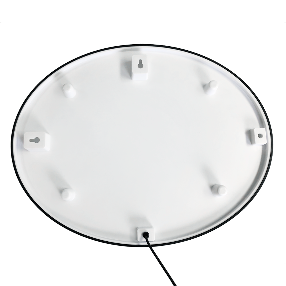 North Carolina Tar Heels: Oval Slimline Lighted Wall Sign Navy