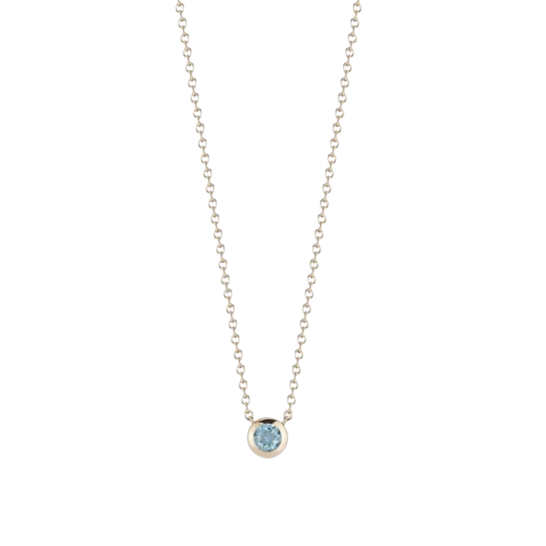 Blue Topaz Necklace by Kyle Cavan