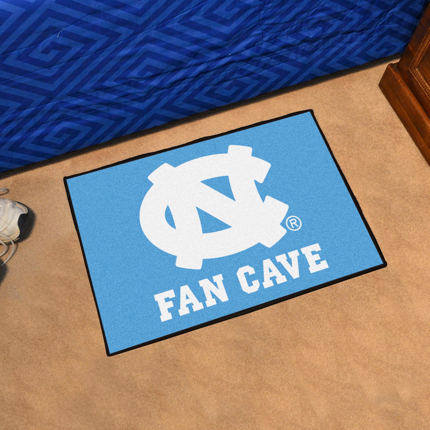 North Carolina Tar Heels Fan Cave Starter with NC Logo by Fanmats
