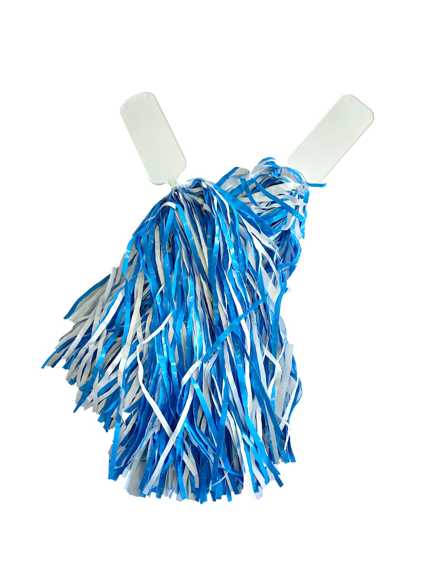 Carolina Blue and White Pom Pom with Paddle - Single