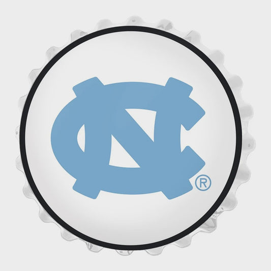 North Carolina Tar Heels Bottle Cap Wall Light