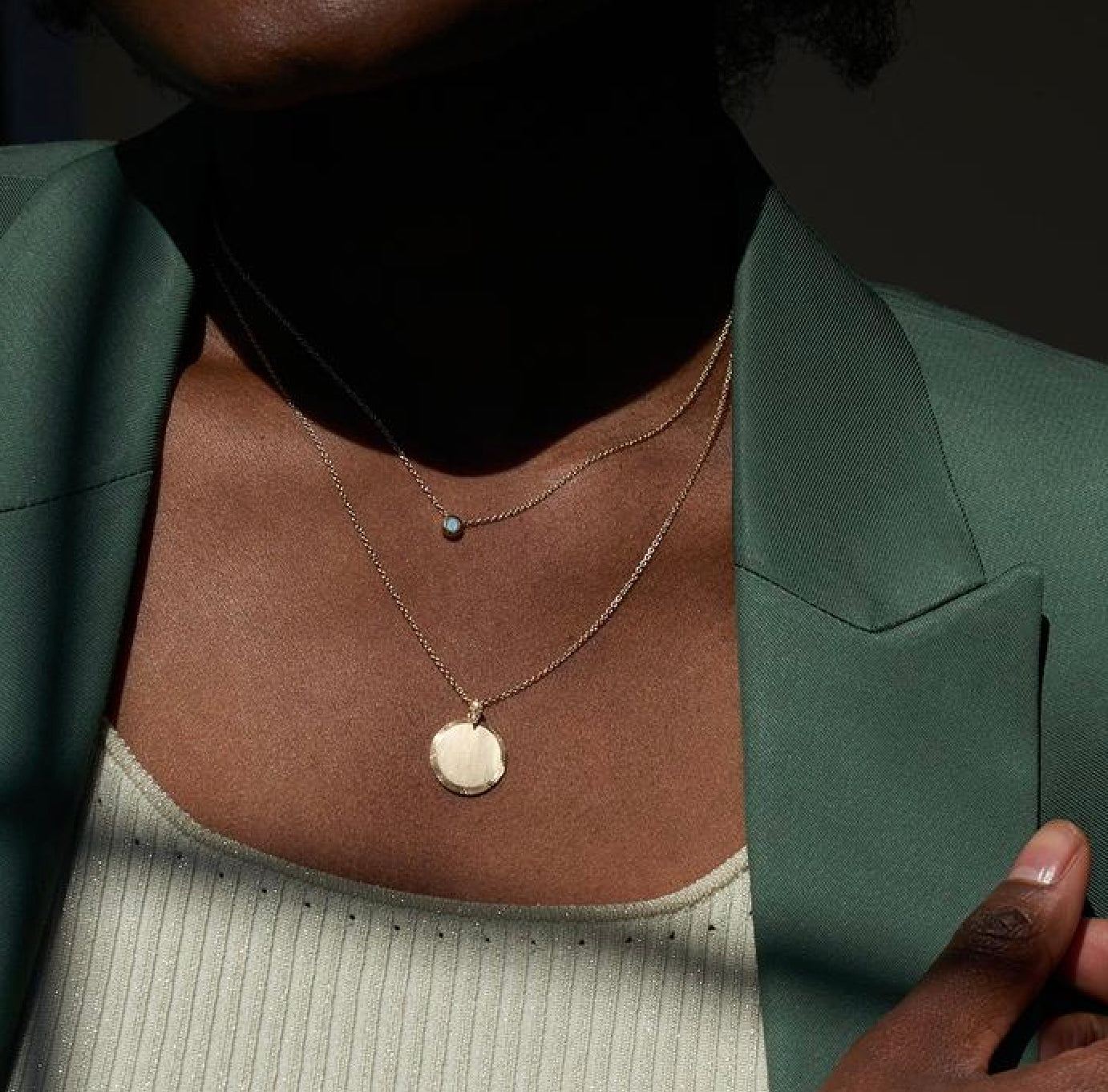 Blue Topaz Necklace by Kyle Cavan