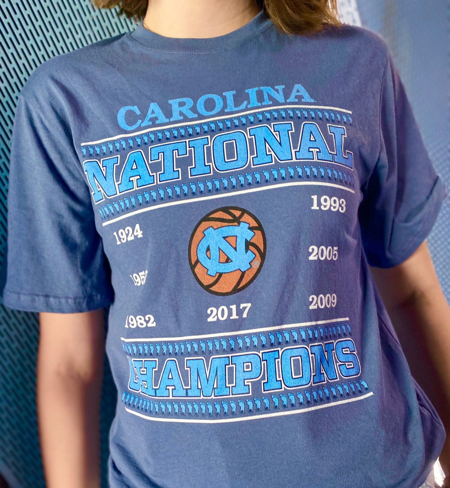 UNC Tar Heels 2017 National Champions Retro T-Shirt by L2
