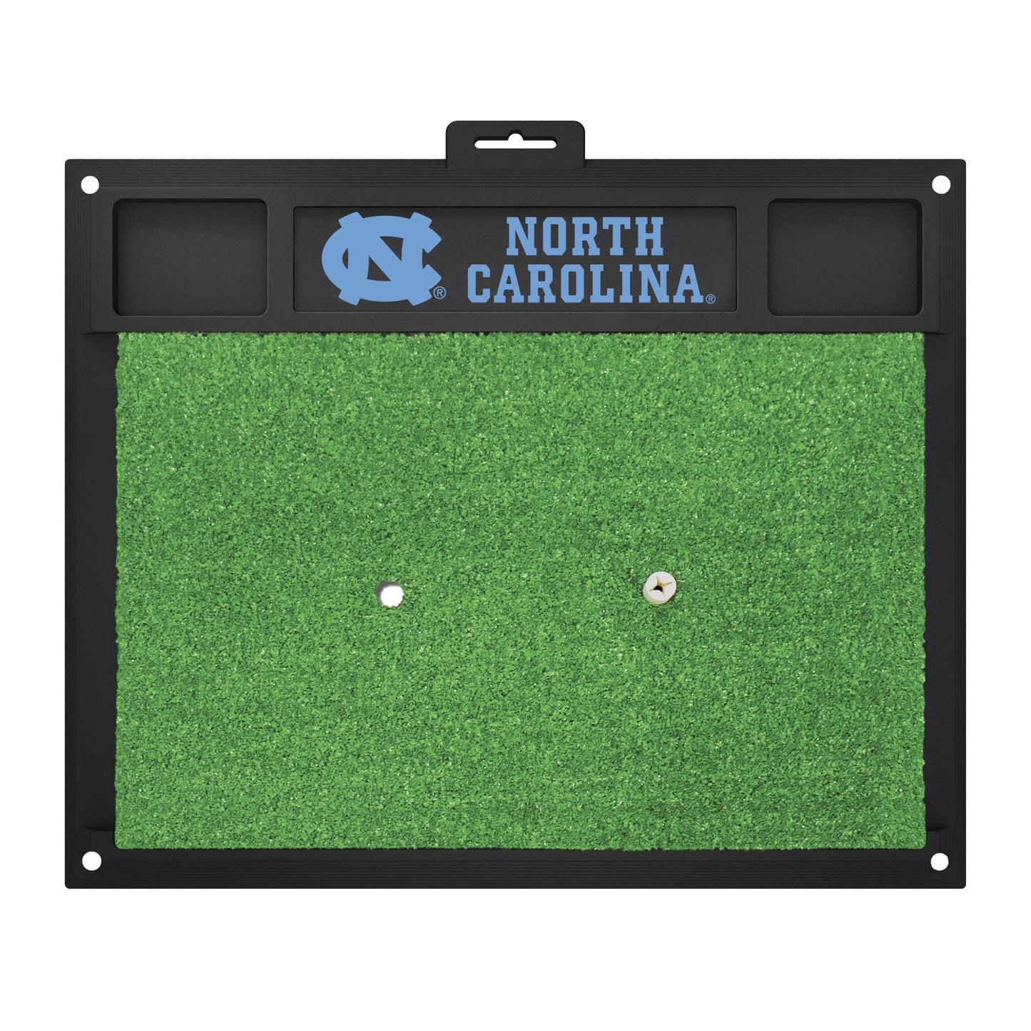 North Carolina Tar Heels Golf Hitting Mat with NC Logo & North Carolina Wordmark by Fanmats