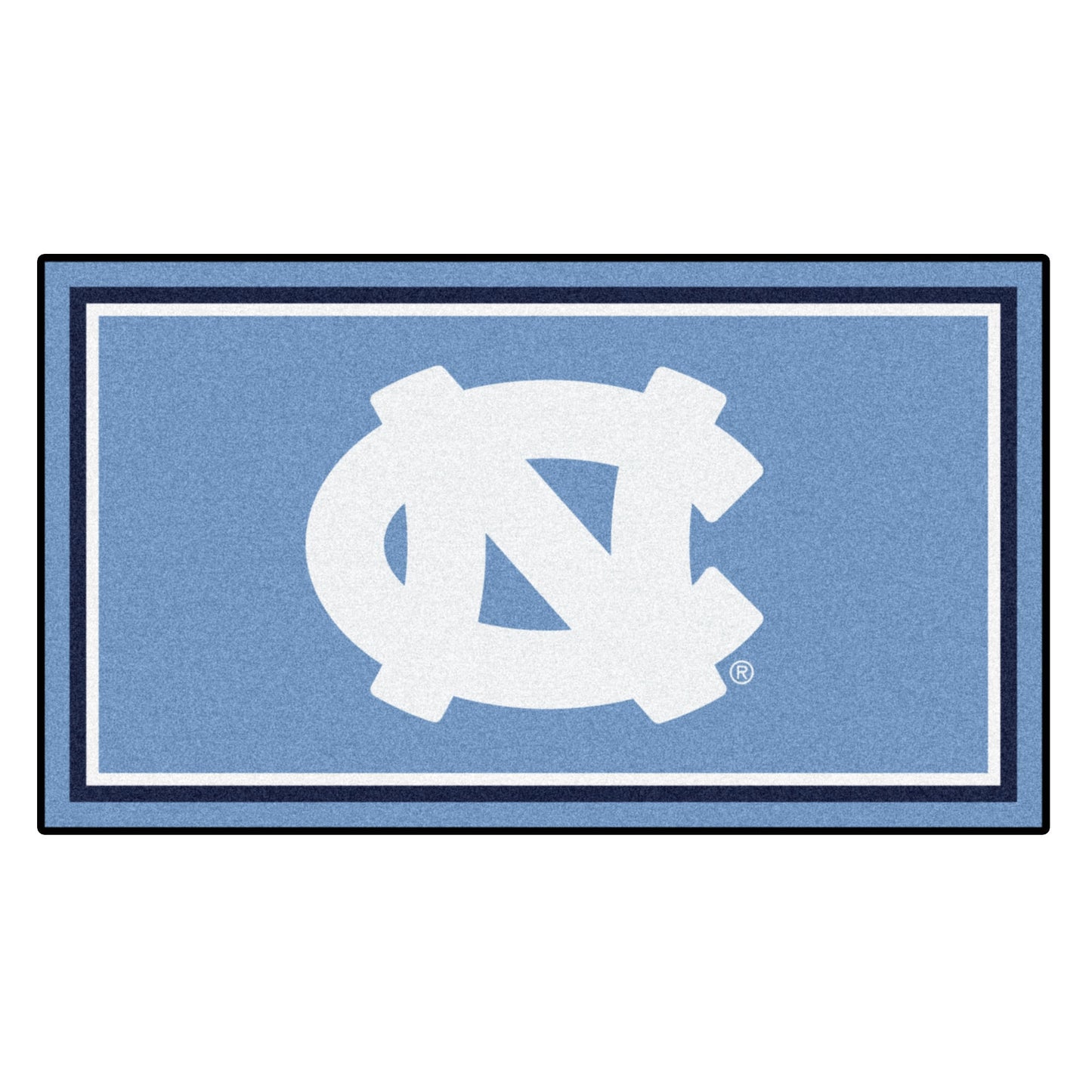 North Carolina Tar Heels 3x5 Rug with NC Logo by Fanmats