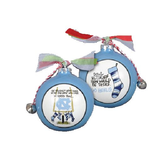 North Carolina Tar Heels Magnolia Lane NC Stocking UNC Ornament