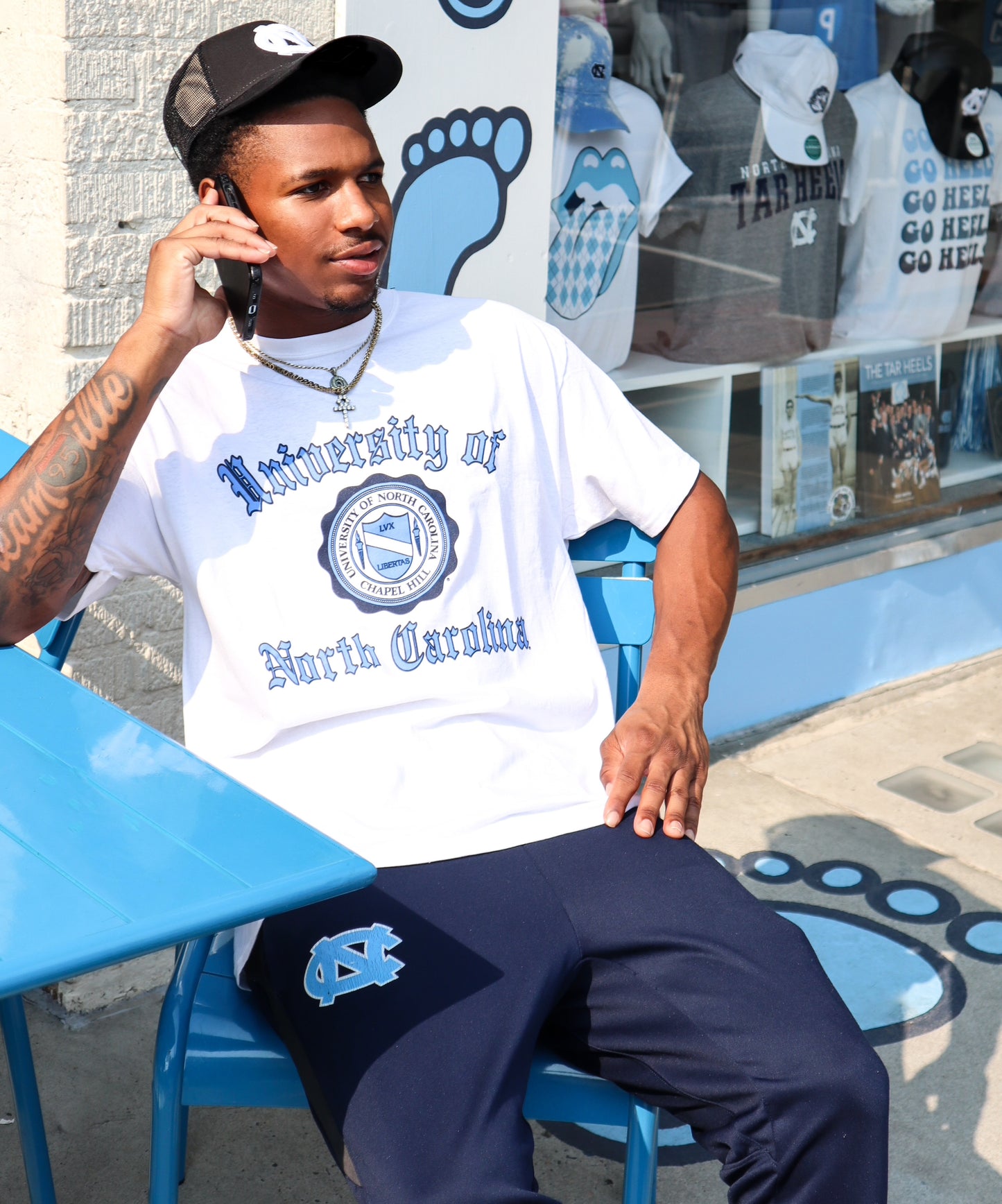 Seal Vintage UNC T-Shirt White