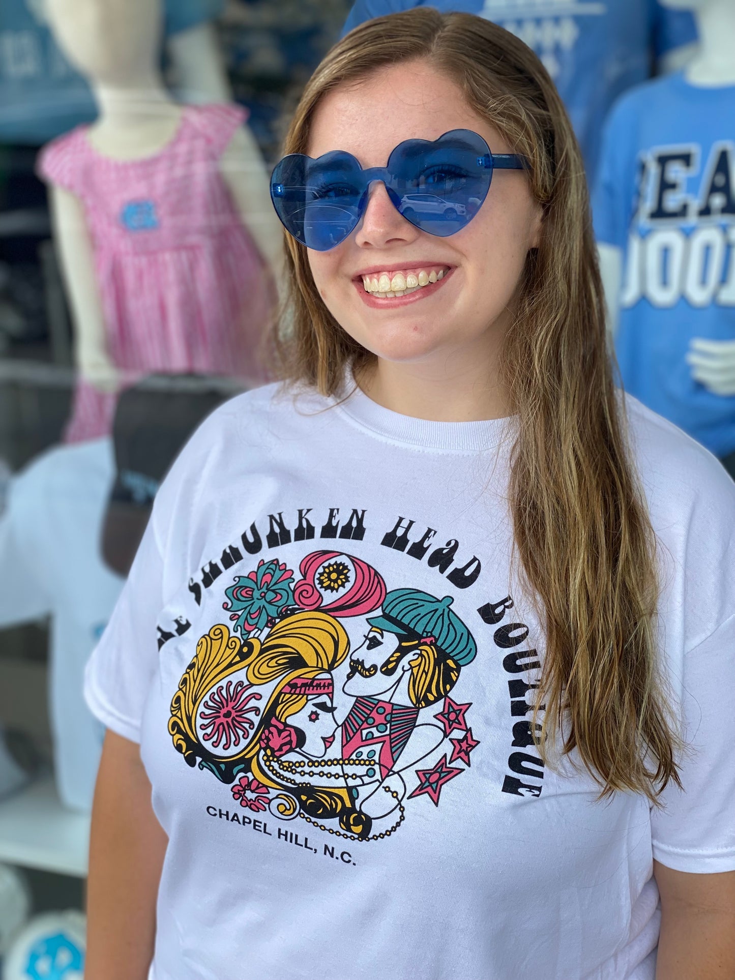 Shrunken Head Logo T-shirt in White