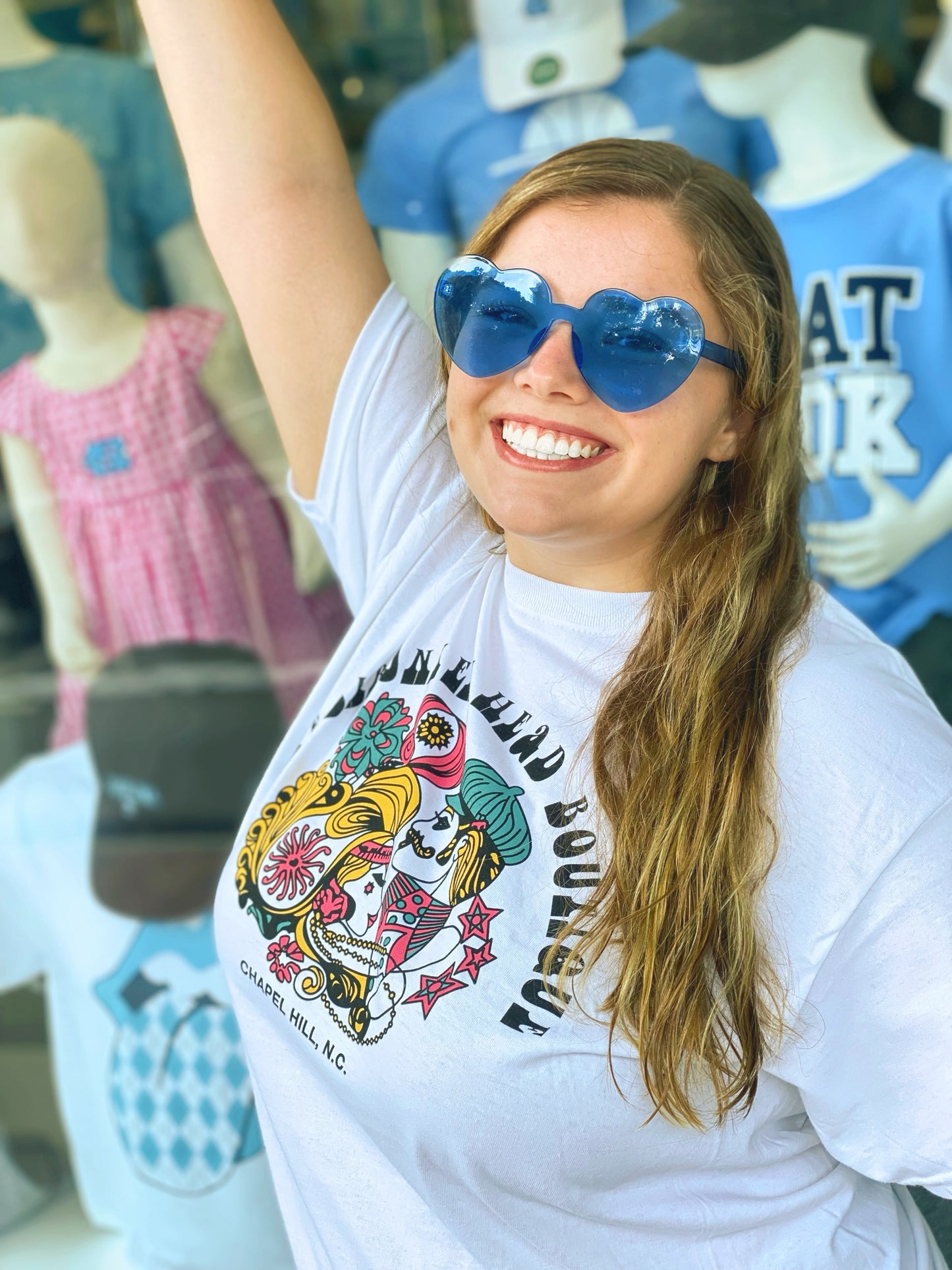 Shrunken Head Logo T-shirt in White