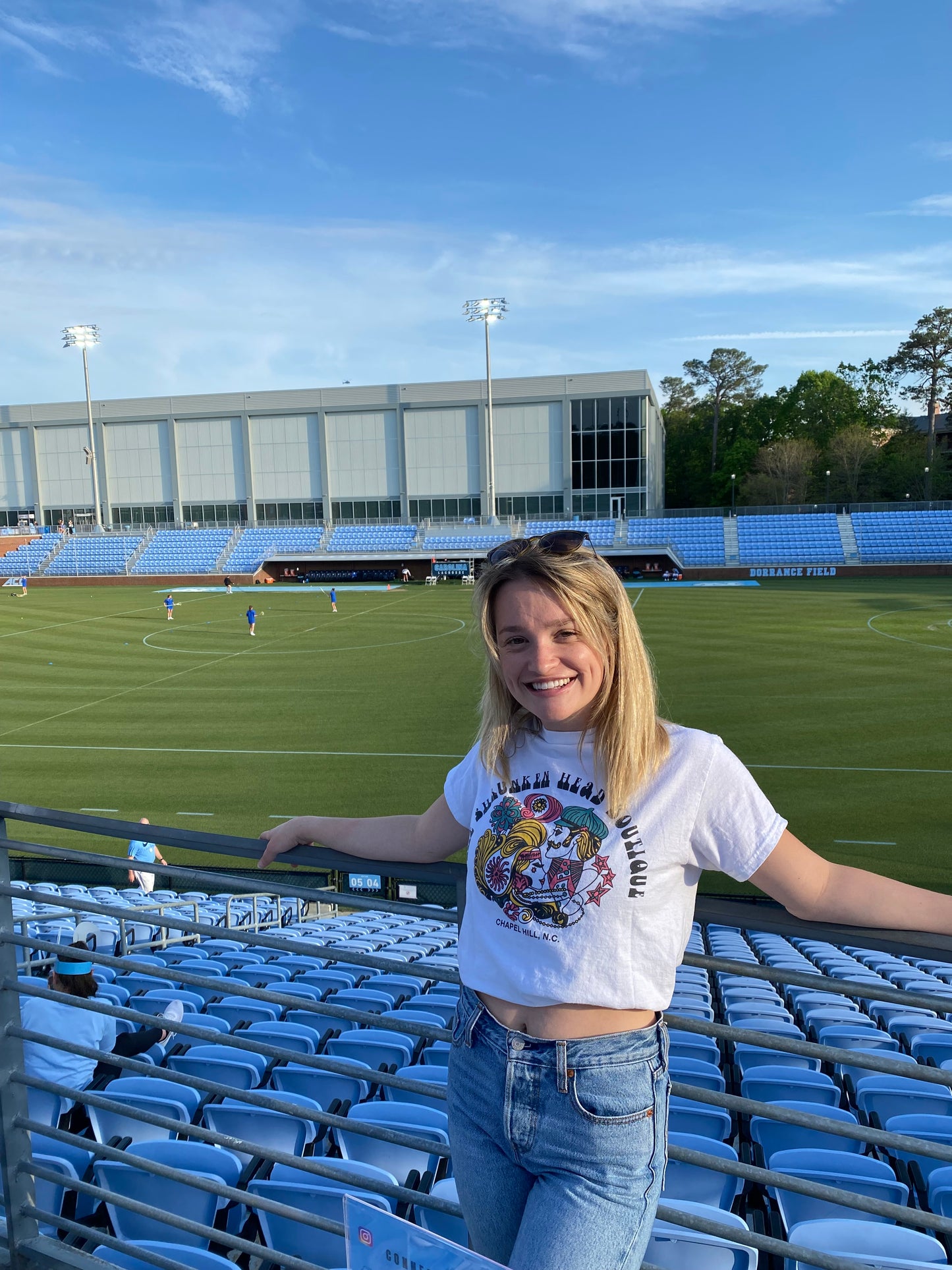 Shrunken Head Logo T-shirt in White