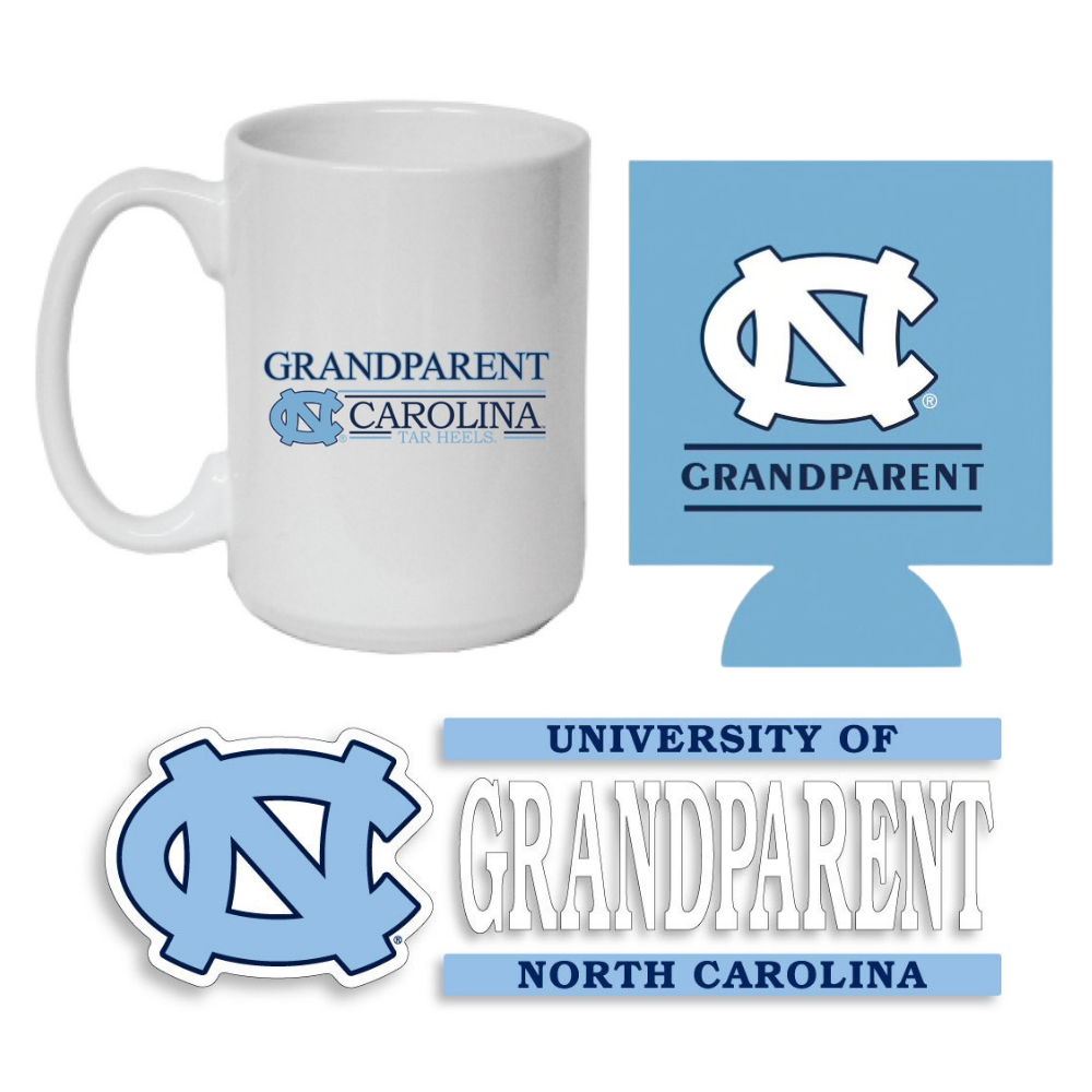 Carolina Grandparent Gift Set for UNC Tar Heels Grandparents