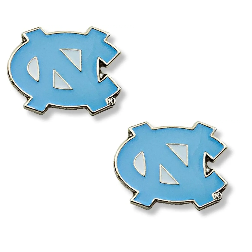 North Carolina Tar Heels Logo Post Earrings