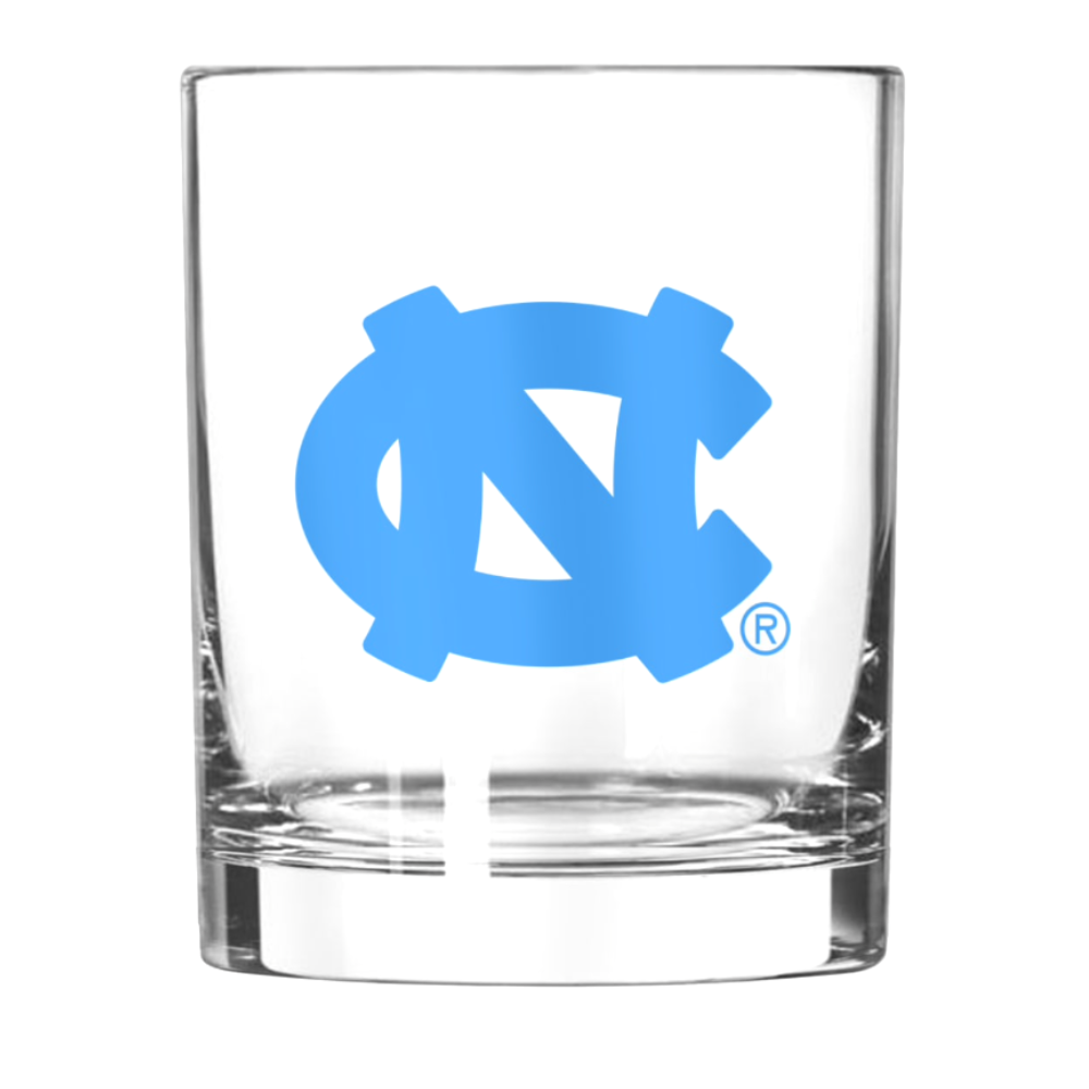 North Carolina 14oz Gameday Rocks Glass