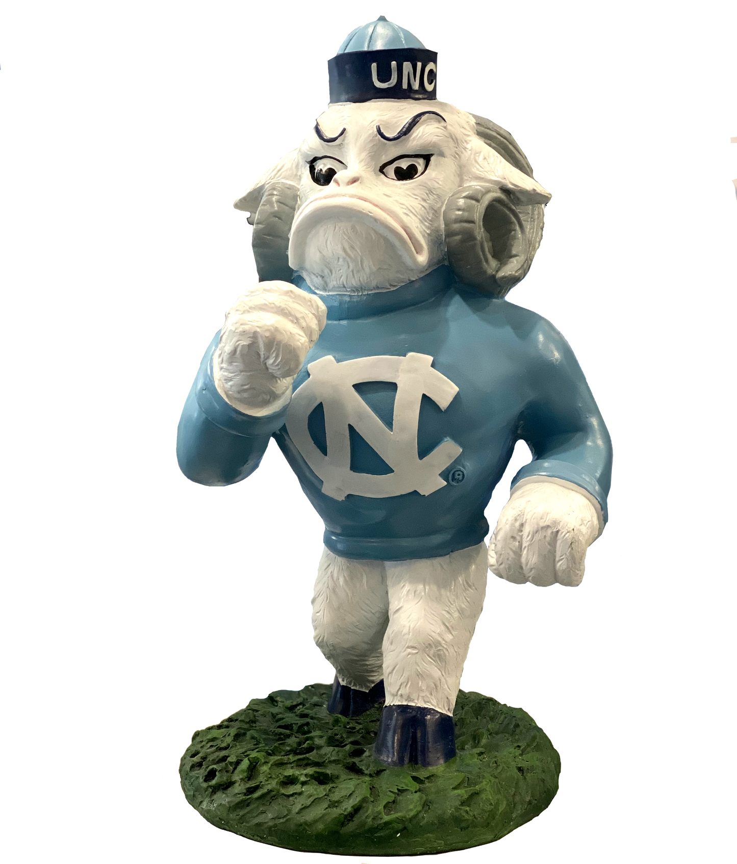 North Carolina Tar Heels Oxbay Painted Rameses Garden Statue