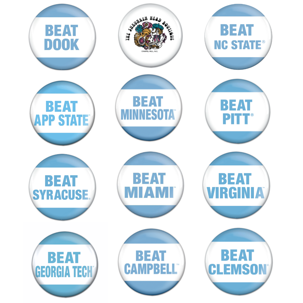 2023 Carolina Football Schedule Pin Package