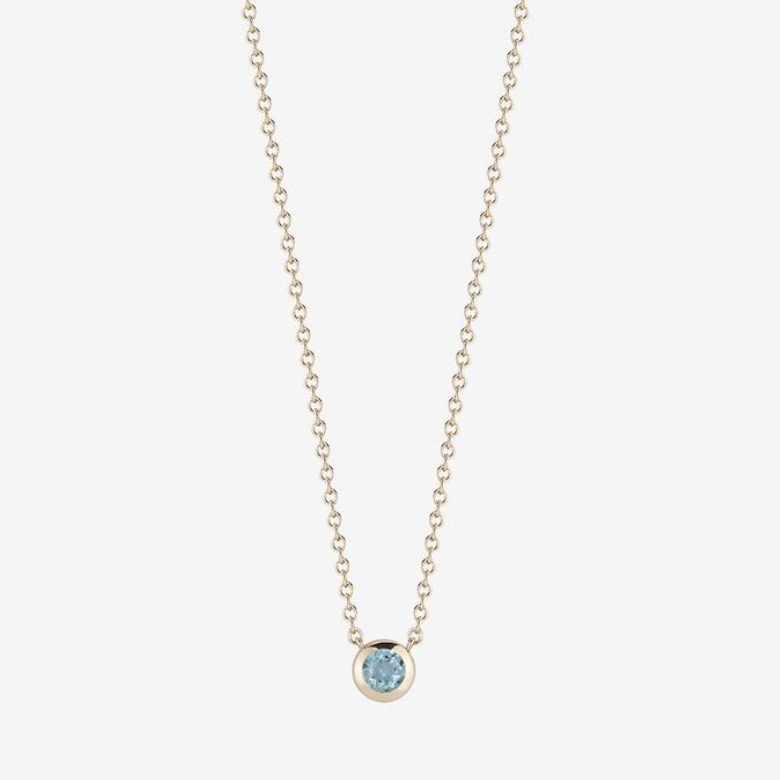 Blue Topaz Necklace by Kyle Cavan
