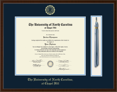 UNC Diploma Frame Tassel Edition in Delta