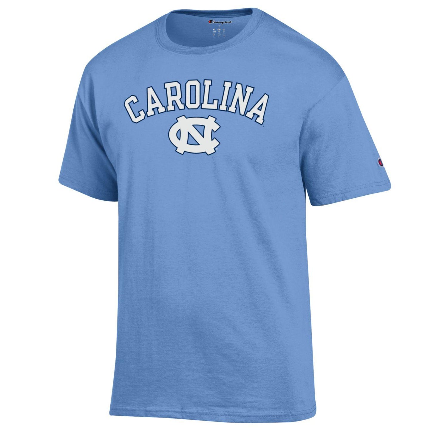 Tar Heels UNC Basic Blue Tee by Champion in Carolina Blue