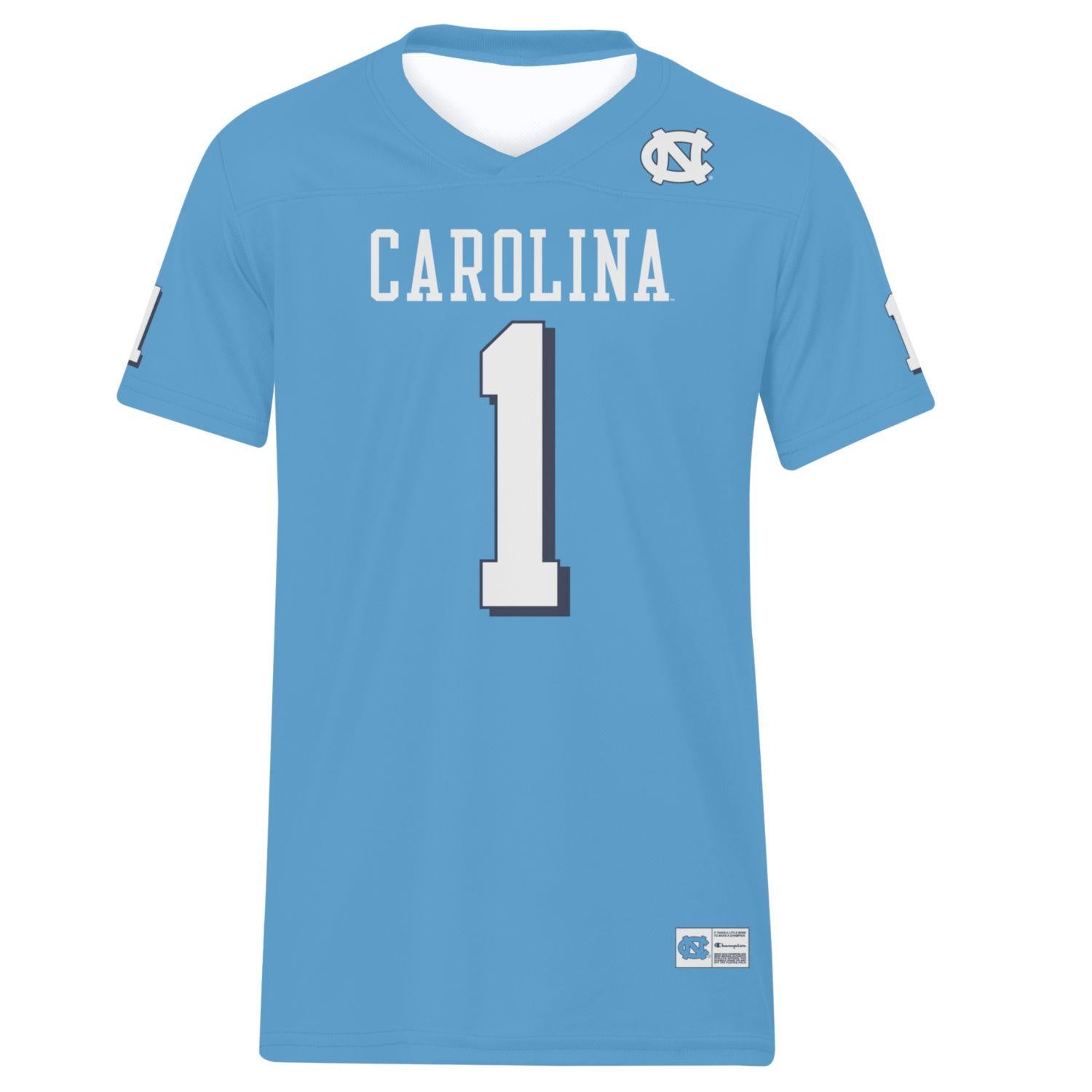 Champion North Carolina Tar Heels Kid's Football Jersey YL