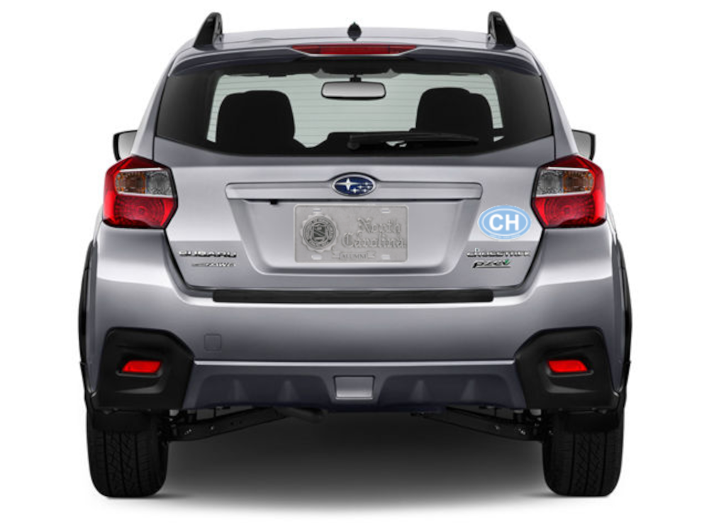Chapel Hill North Carolina Oval Magnet in Carolina Blue 6"