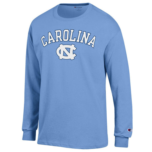 Carolina Basic Blue UNC Long Sleeve T-Shirt by Champion