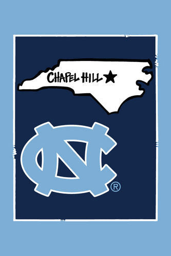 North Carolina Tar Heels Magnolia Lane Chapel Hill UNC Garden Flag