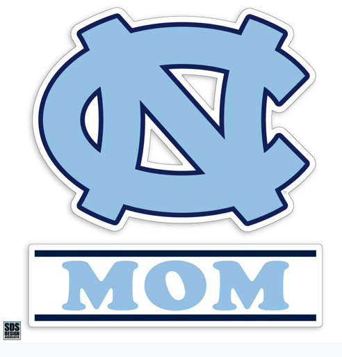 North Carolina Tar Heels SDS Mom 3" Decal