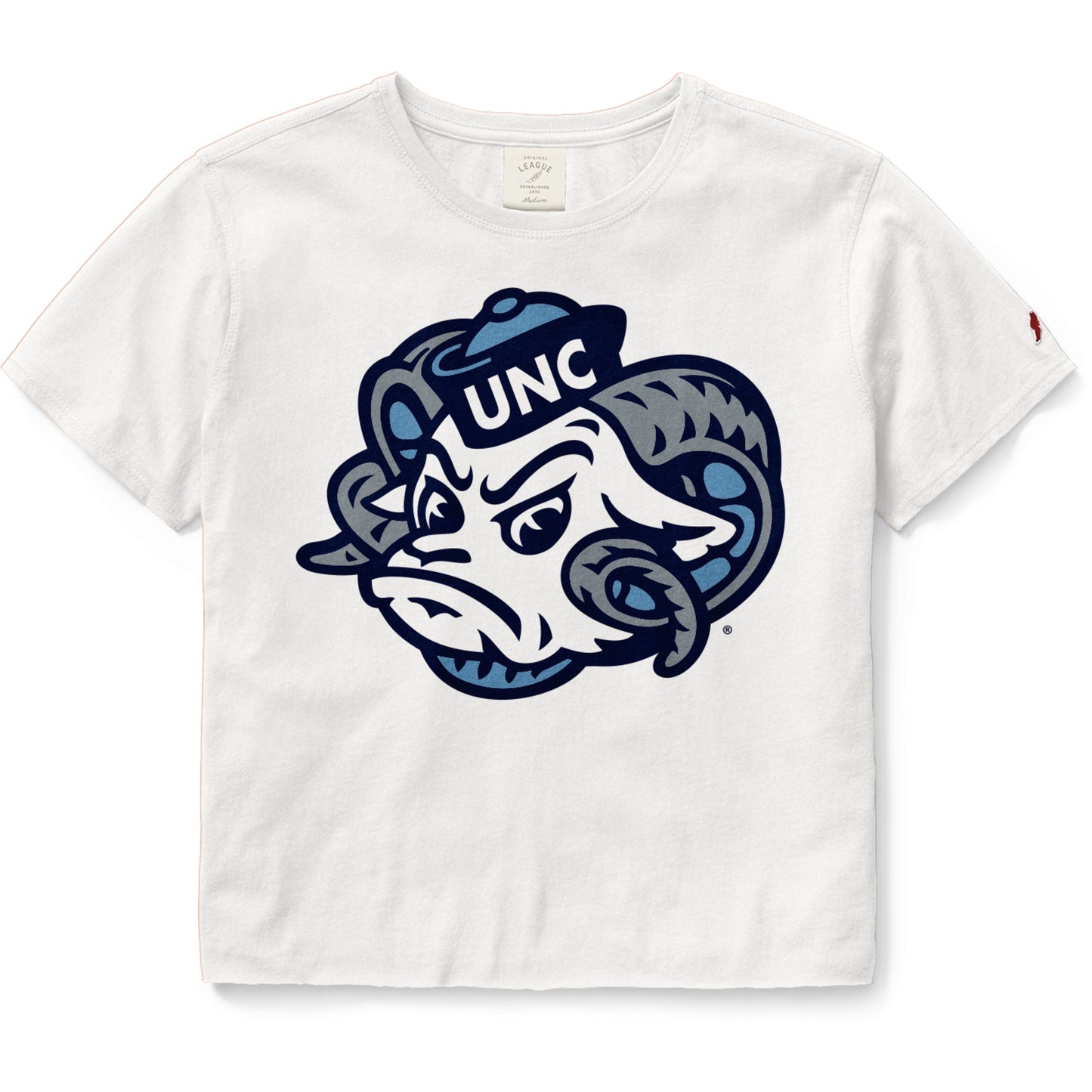 Rameses Crop Top in White by League