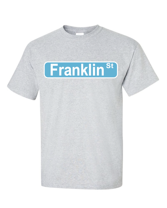 Franklin Street Adult T-shirt in Grey