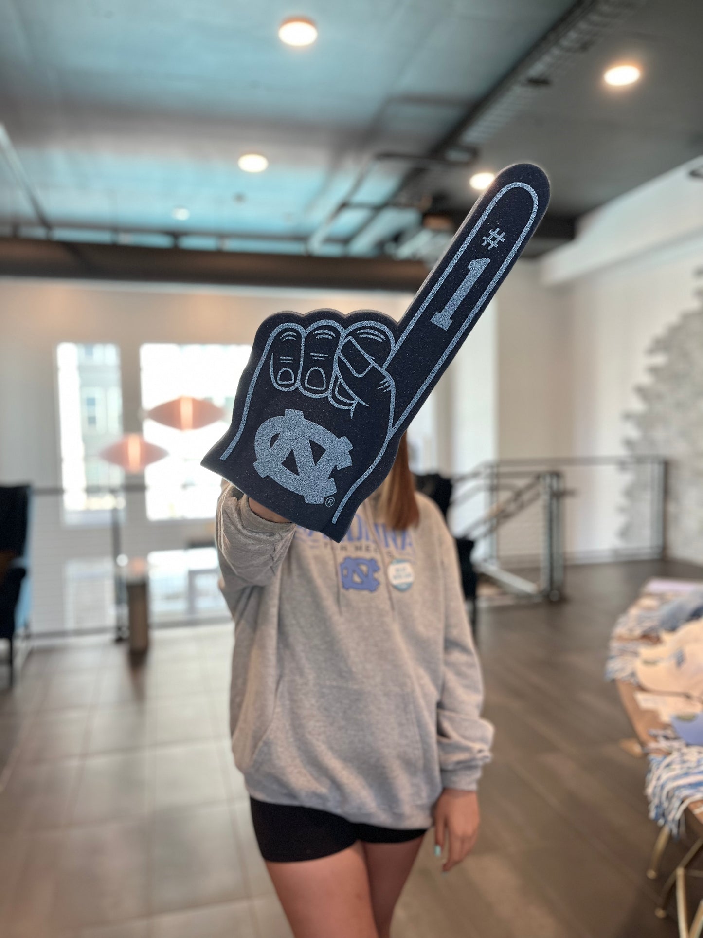UNC Tar Heels Foam Finger for Carolina Fans 18”