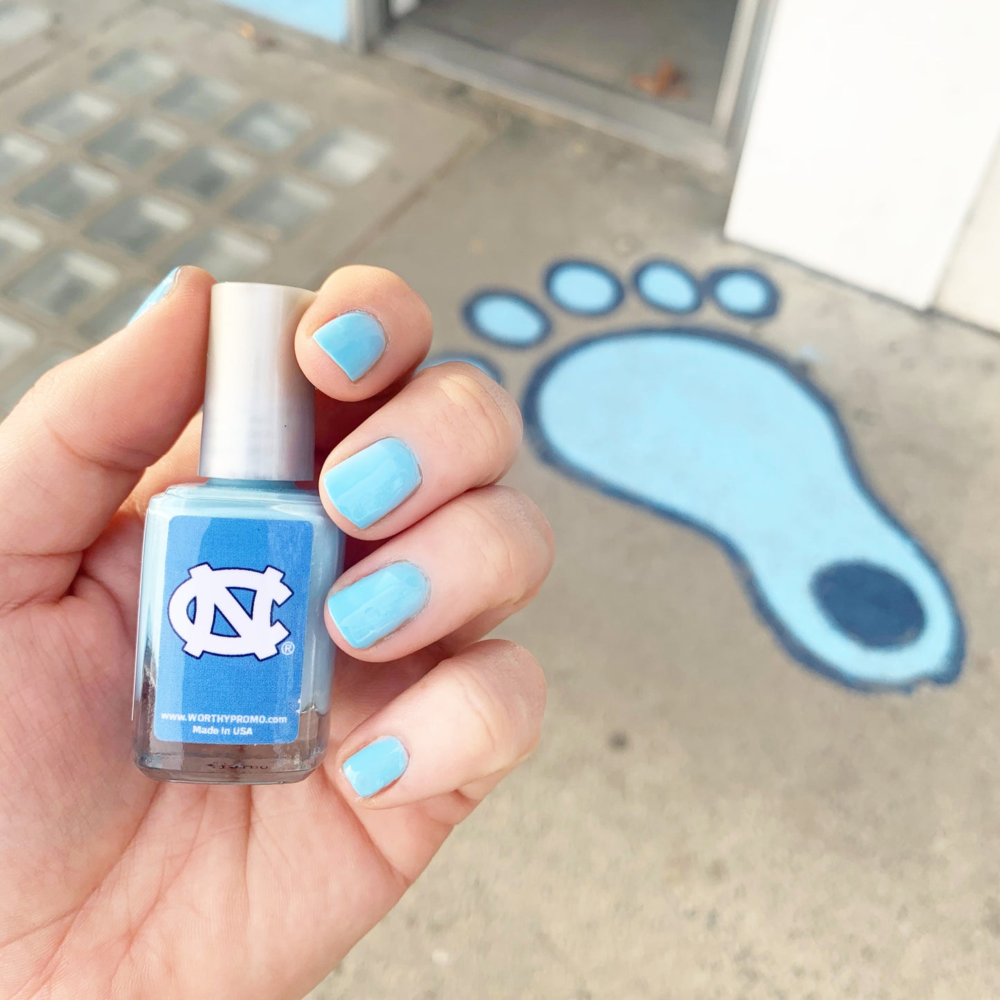 North Carolina Tar Heels Worthy Carolina Blue UNC Nail Polish